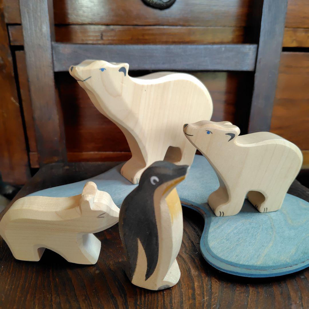 オストハイマーのシロクマ親子、ペンギンセット