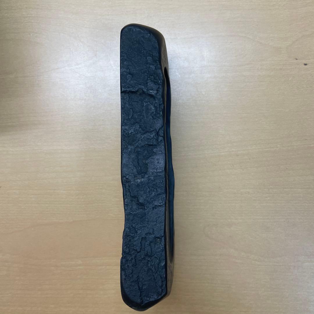 高島虎班石硯　高島石製　書道用　硯