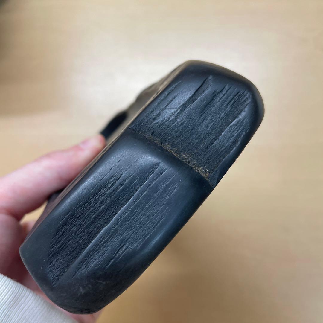 高島虎班石硯　高島石製　書道用　硯