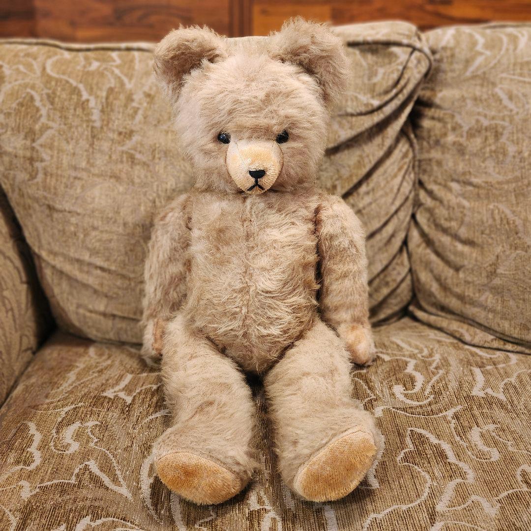 は*ん様 ドイツ アンティーク 大きなテディベア 60cm ハーマン アンティー
