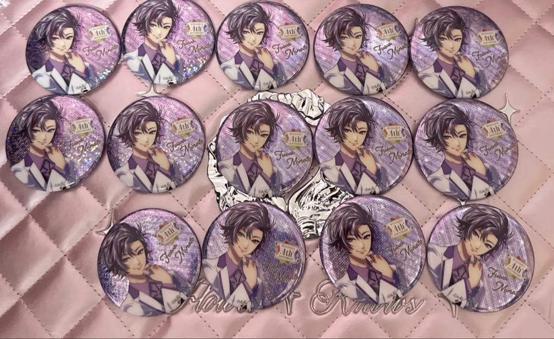 にじさんじ4thアニバーサリー缶バッジ 不破湊 セット