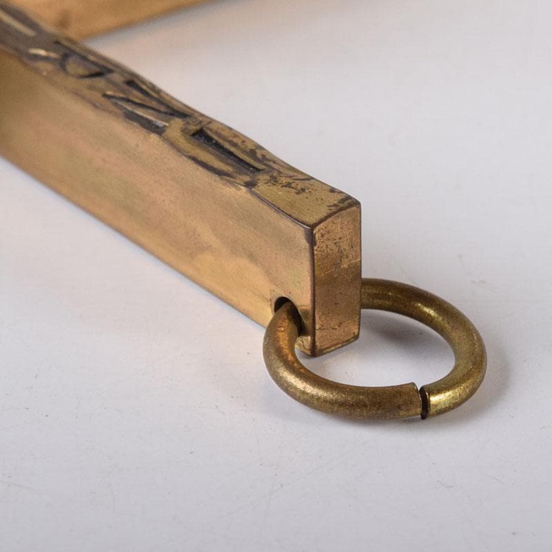 西ドイツ　銅製　キリスト磔刑像　クロス　十字架　C　7763