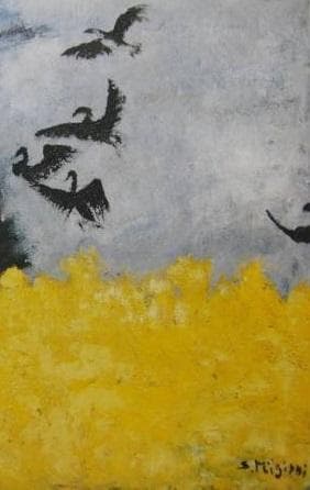 三岸節子、「ブルゴーニュにて」、厳選、希少画集・額装画、人気作品