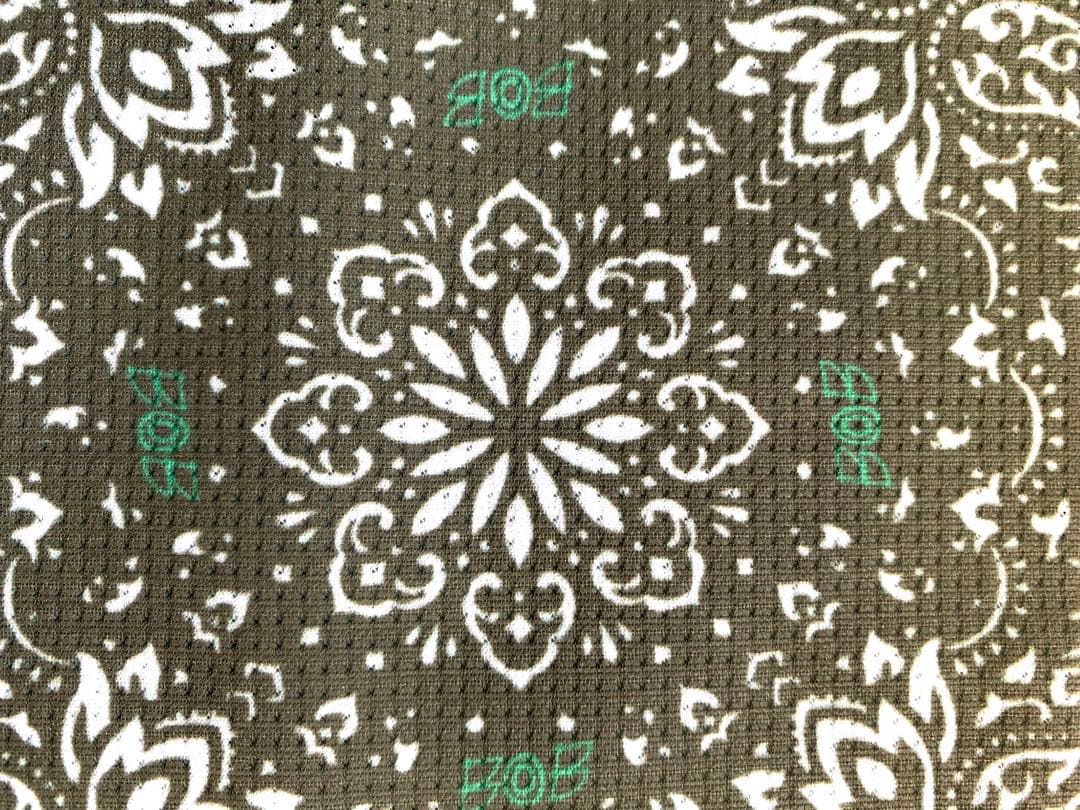 【BOB SPORT】GOLF半袖オリジナルバンダナ柄ハイネック