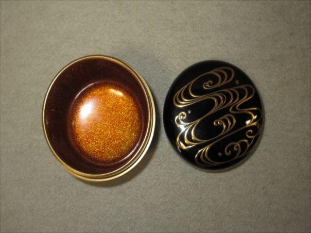 O11 ￼大幅値引き❗️名品 輪島塗 最高峰 【山下甫斎】作 波紋蒔絵 大棗