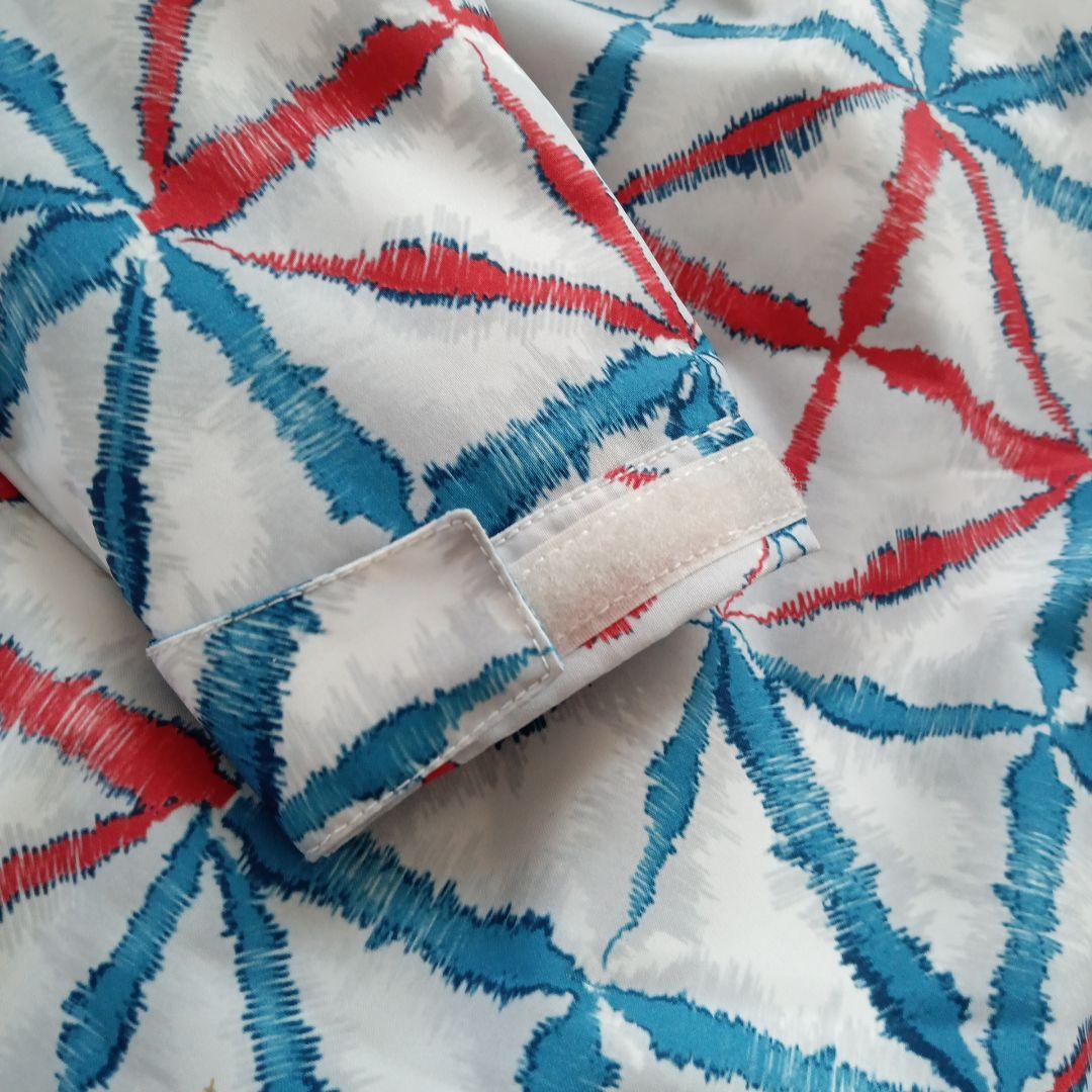 新品　未使用　nima 幾何学模様 ジャケット＆パンツ　スキーウエア　100㌢