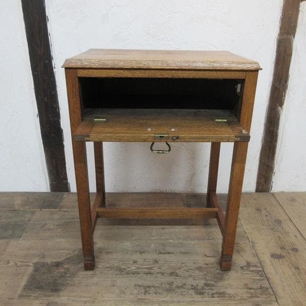 イギリス アンティーク 家具 サイドキャビネット ナイトテーブル 6080e