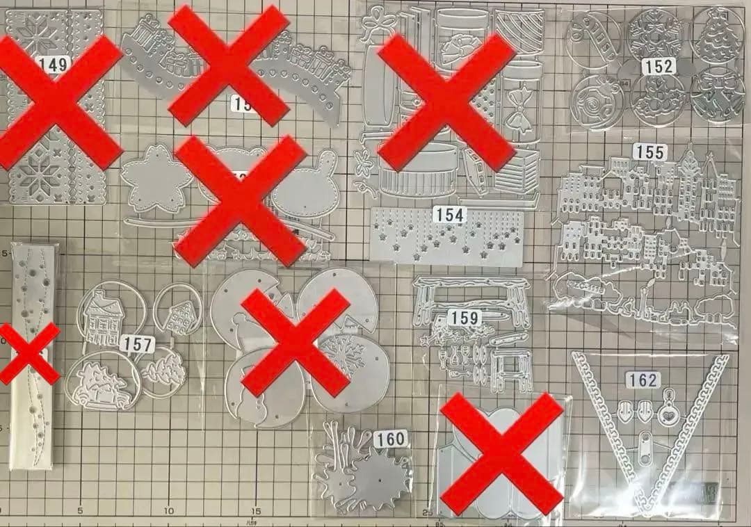 追加しました（お写真16.17.18枚目）選べるカッティングダイ　300円均一