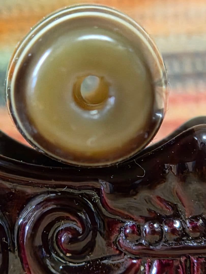 063　天珠　正統派　三眼天珠　dzibeads！