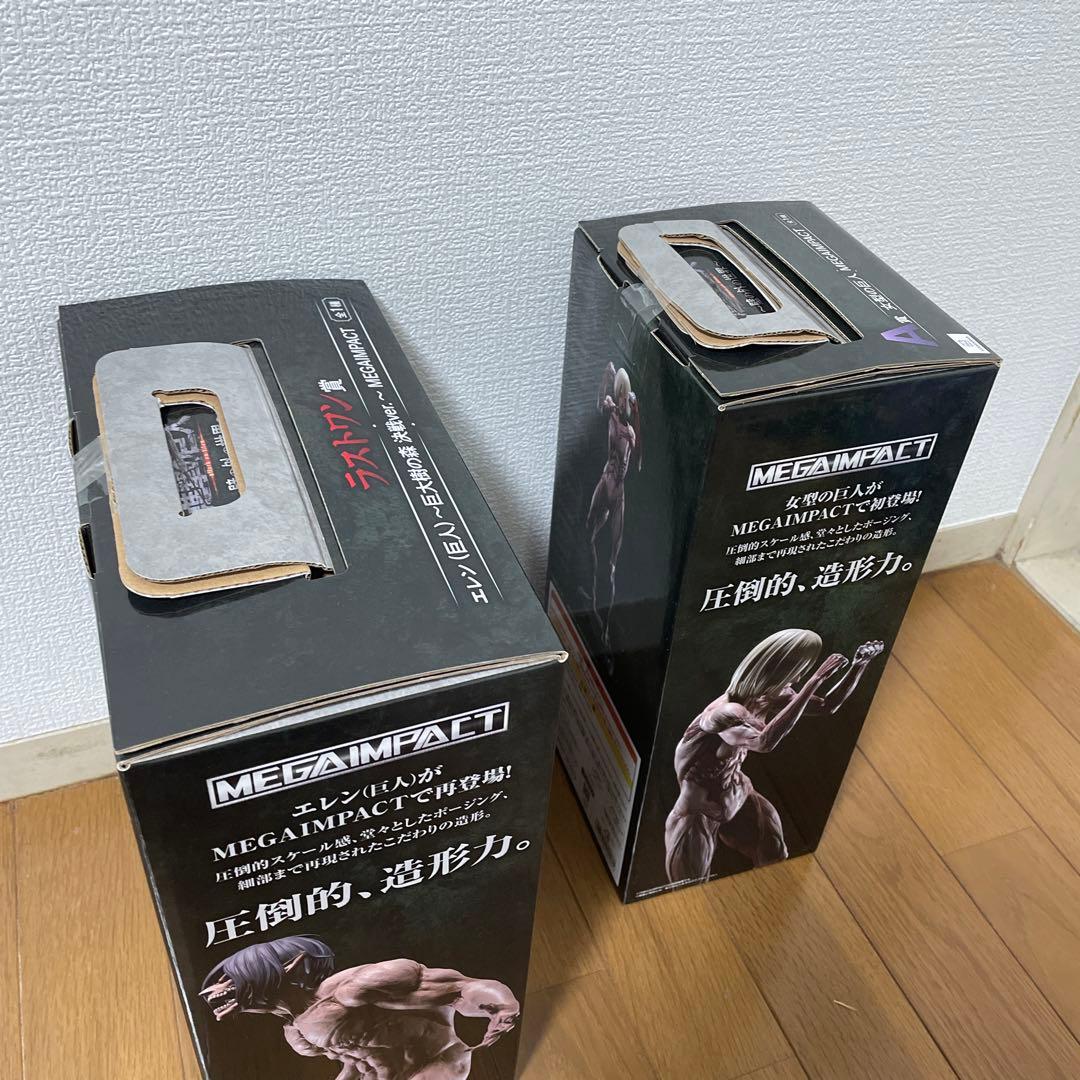 一番くじ 進撃の巨人～壁の外の世界～　A賞 女型の巨人& ラストワン賞 エレン