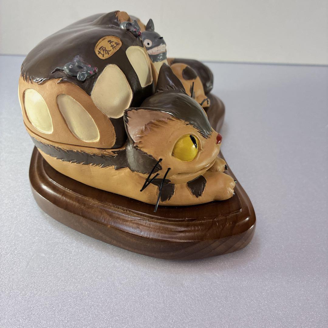 【極美品】となりのトトロ ネコバス オルゴール 小物入れ スタジオジブリ即購入可