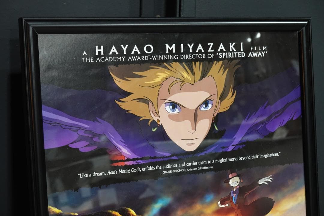 ▼映画ポスター▲　ハウルの動く城　宮崎駿　US版　アニメポスター・希少