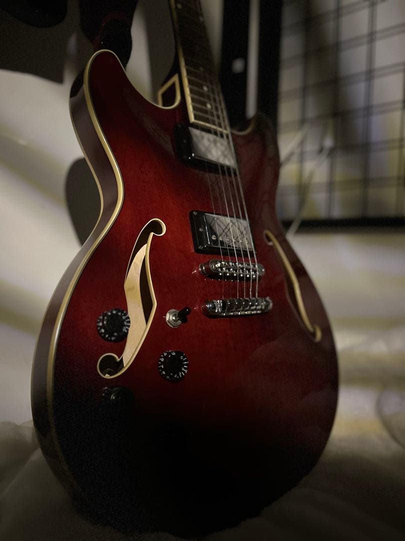 TakaIbanez AS73L-TCR-12-03 左利きセミアコ