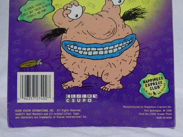 ハピネスエクスプレスクラブ ぬいぐるみ Krummクラム 95年製 ヴィンテージ