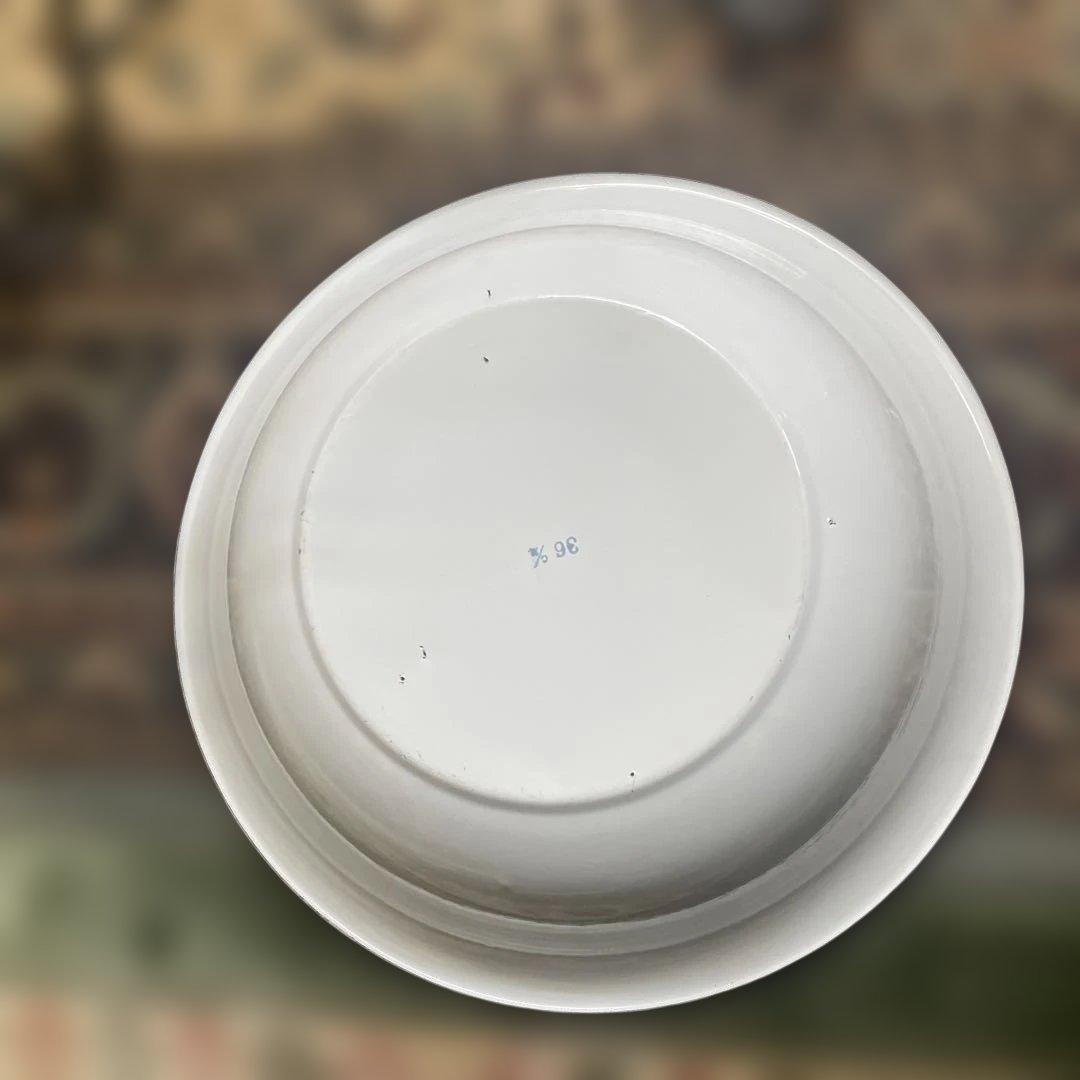 昭和レトロホーロー洗面器　オシャレでアンティークな台付き　弘前相互銀行