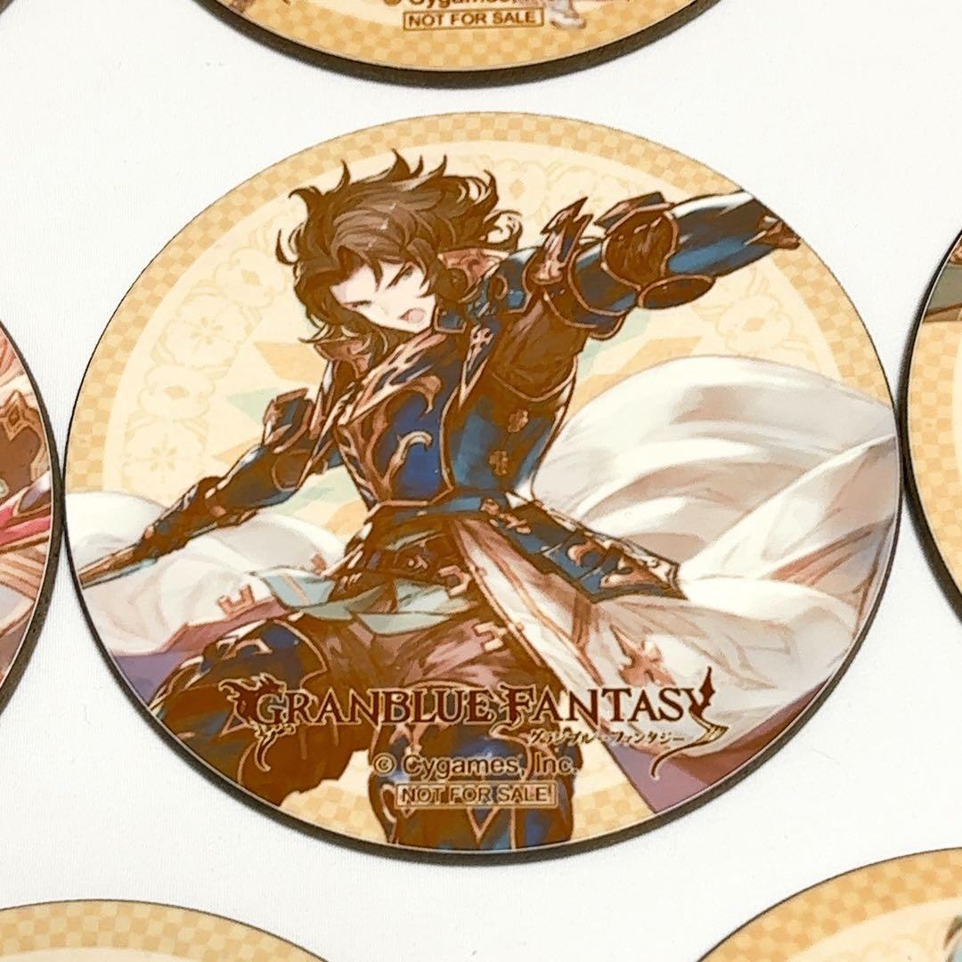 【美品】『グランブルーファンタジー』ハードボードコースター 8種