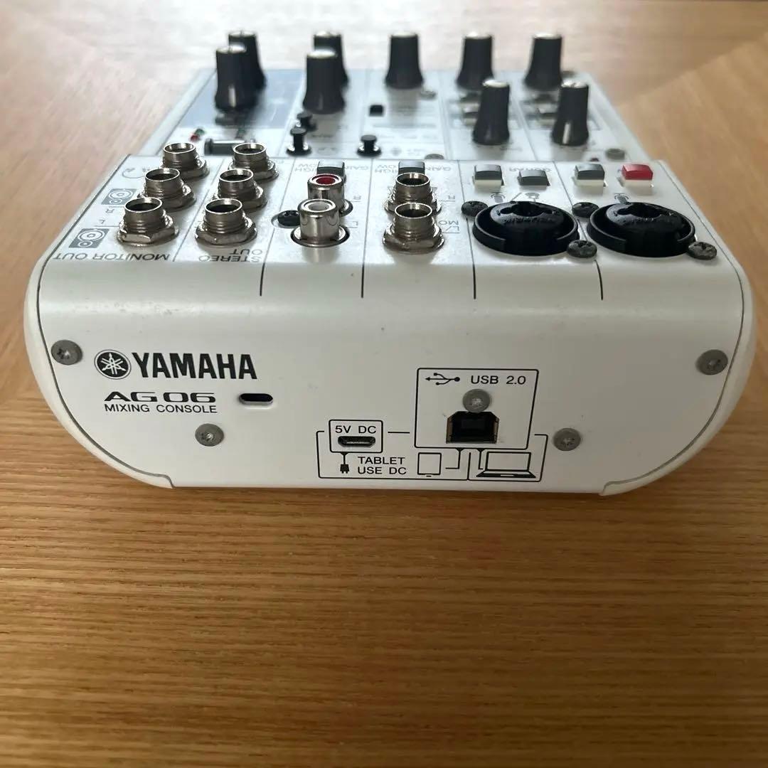 YAMAHA AG06 ミキシングコンソール ウェブキャスティングミキサー