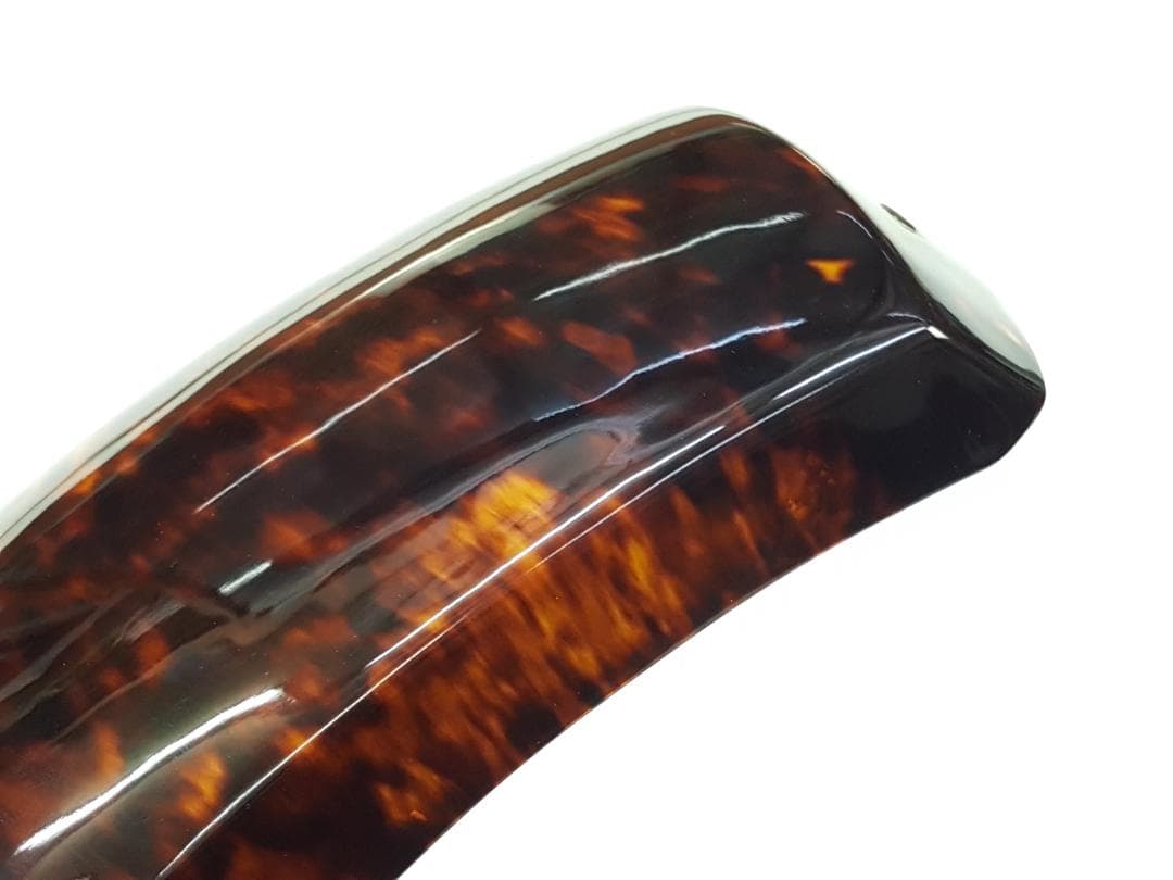 津軽三味線 本鼈甲 胴掛け 天神キャップ 高級天然素材