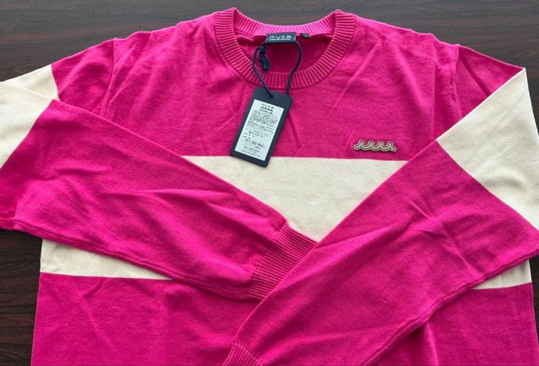 【新品未使用】muta ムータ ピンク セーター XL メンズ ゴルフ