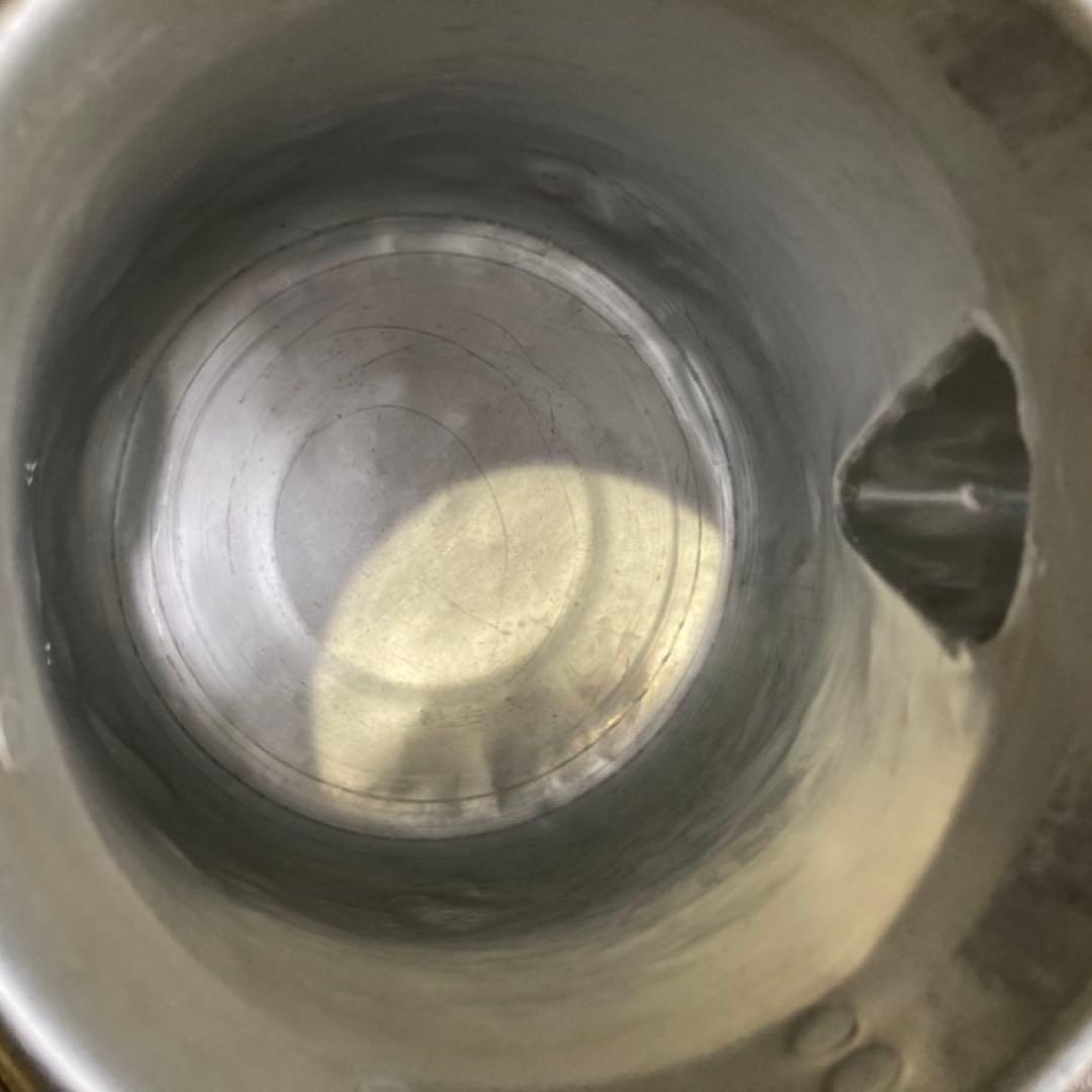 ミルクポット ケトル 学校 給食 容器 大型 アルミ 金属 レトロ ヴィンテージ