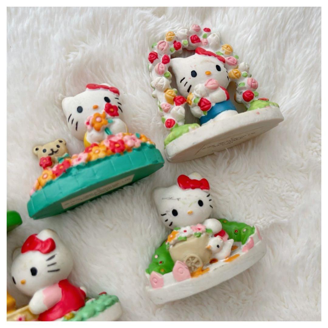 当時物 レア ハローキティ 陶器 置物 フィギュア まとめ売り 1998年製