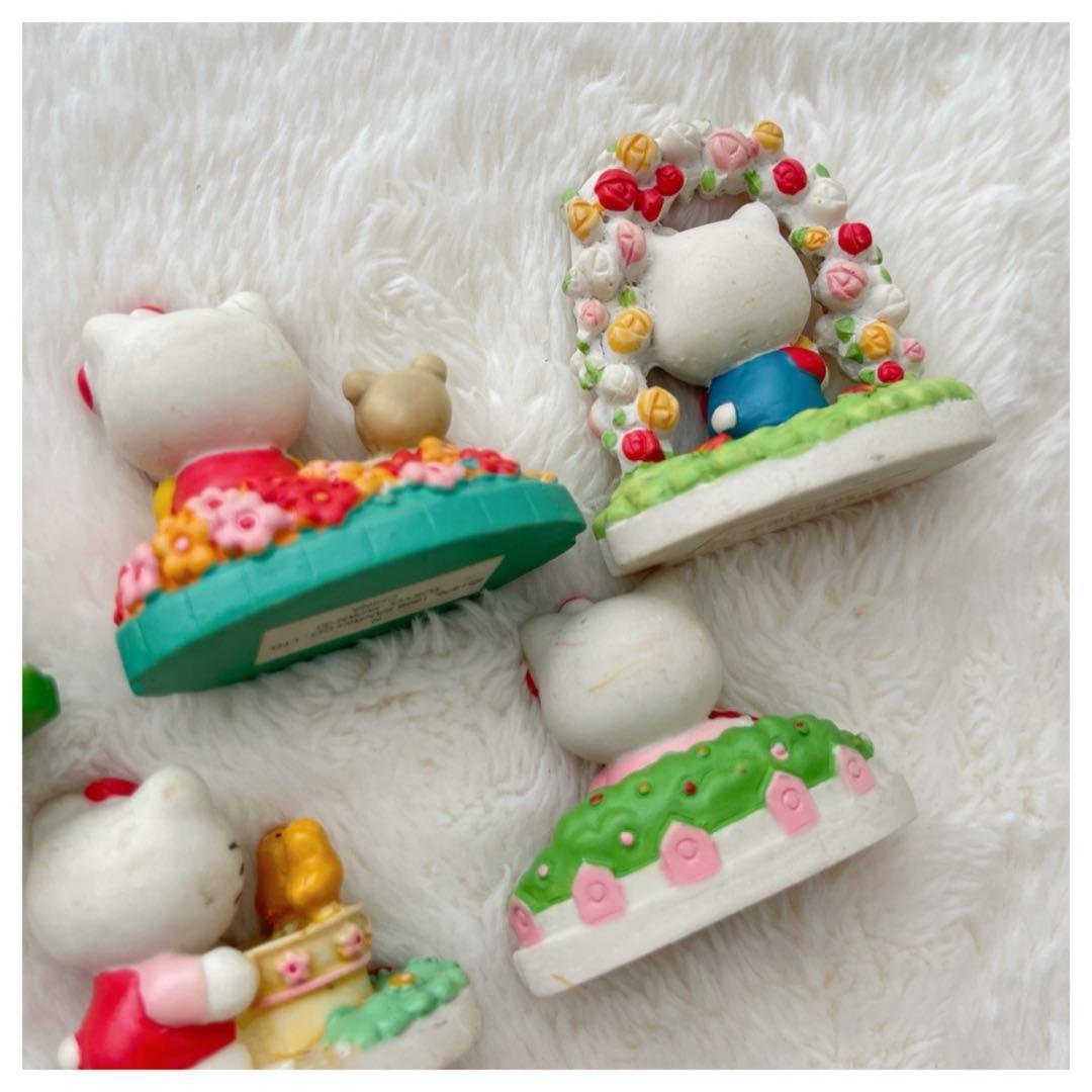 当時物 レア ハローキティ 陶器 置物 フィギュア まとめ売り 1998年製