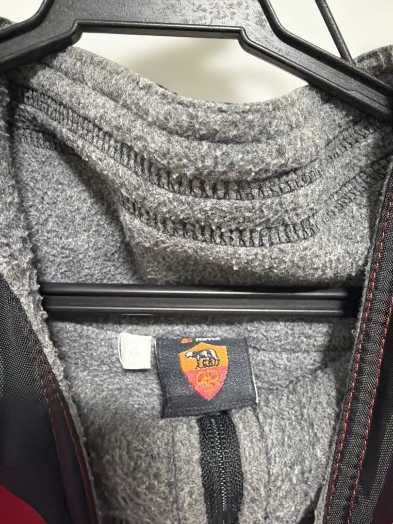 ASローマ DIADORA ベンチコート XL イタリア製 裏起毛 ヴィンテージ