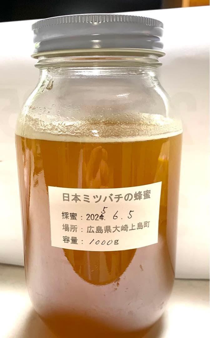 【あられ様確認用】日本ミツバチの蜂蜜 1000g×２瓶