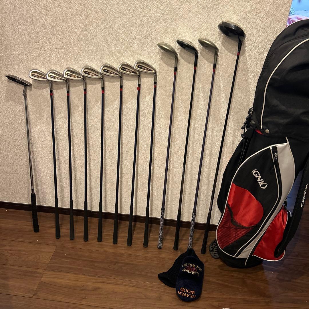 ミズノ　マルマ　イグニオ　レディースL 12本　右利き　ゴルフセット