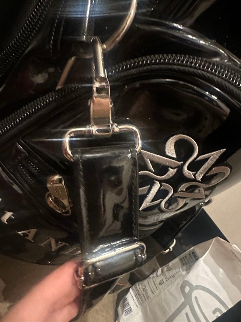 SANDREWS ゴルフバッグ 黒　クラブセット付き