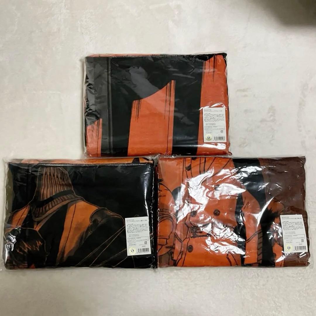 BLEACH EX. 全3種 ビッグタオル 護廷十三隊 十刃 星十字騎士団