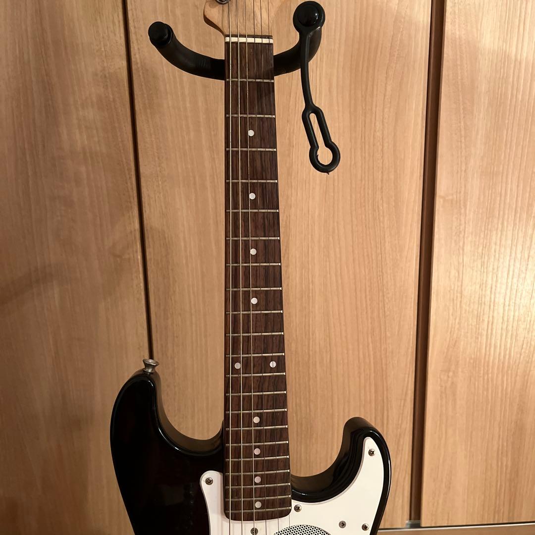 Fender Stratocaster ブラックエレキギター　ミニギター
