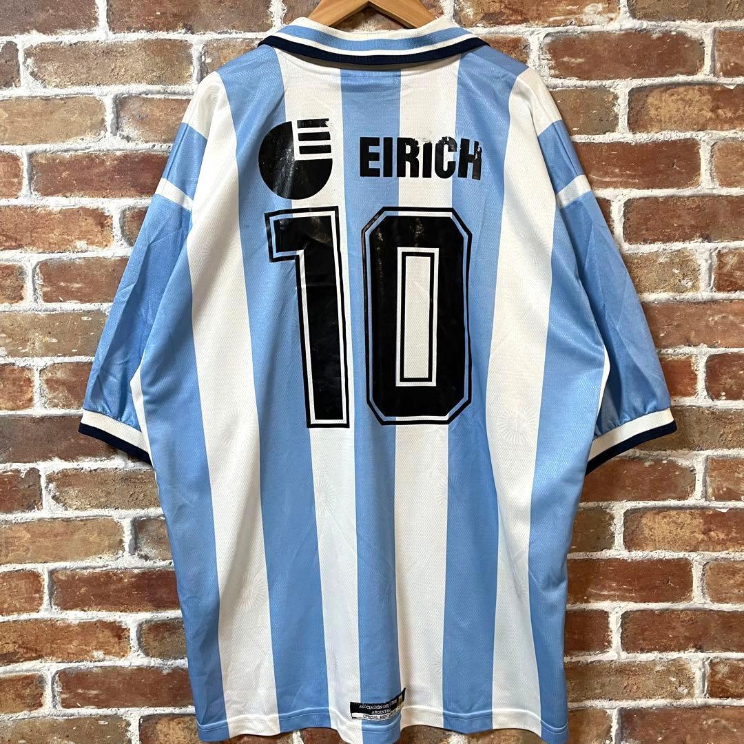 【希少】Reebok '99 アルゼンチン代表　ユニフォーム　size:XL