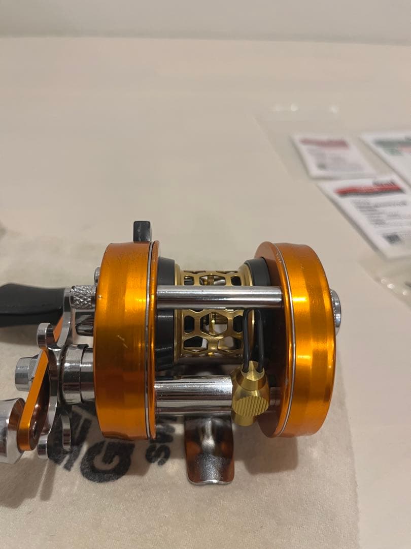 abu アンバサダー1500c フルカスタム　サンセットオレンジ