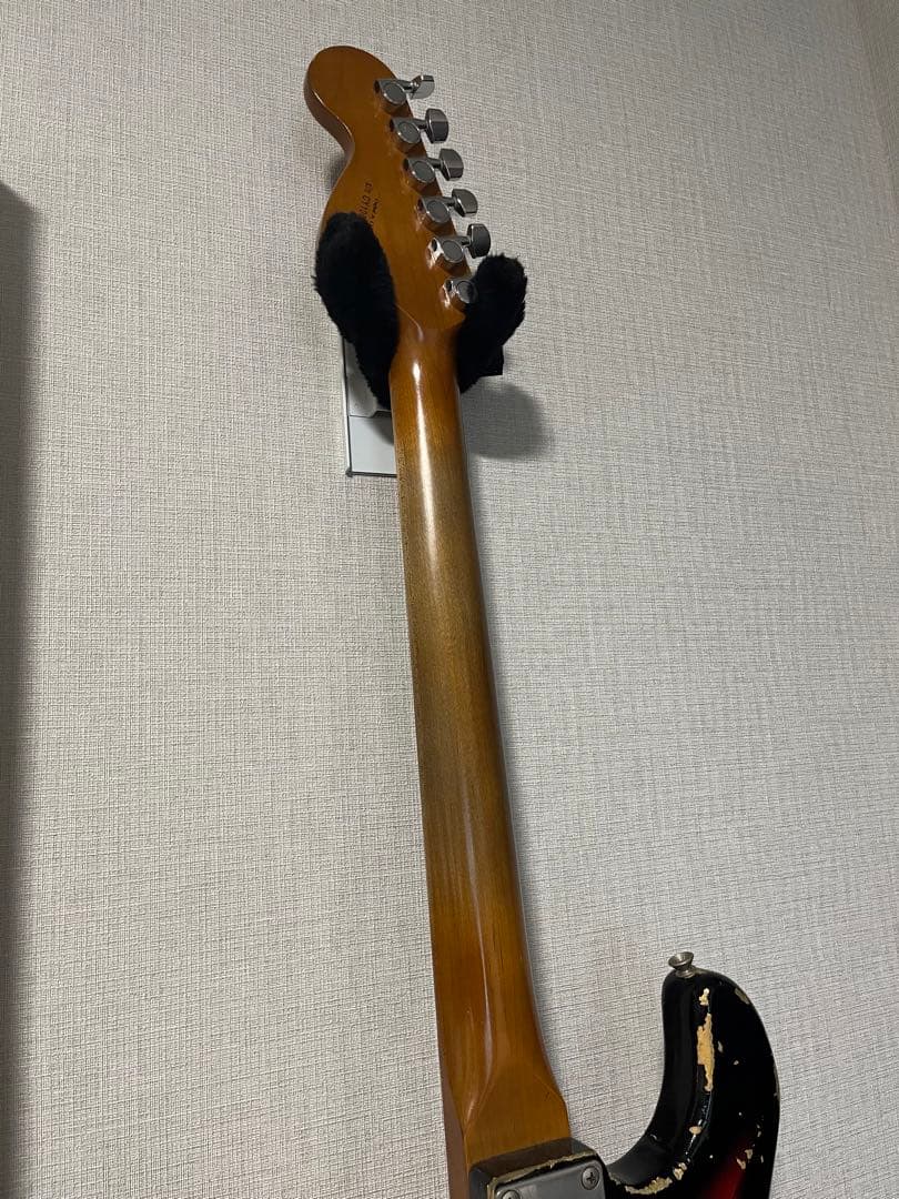 Squier Stratocaster ラッカー塗装　Mod レリック　ストラト