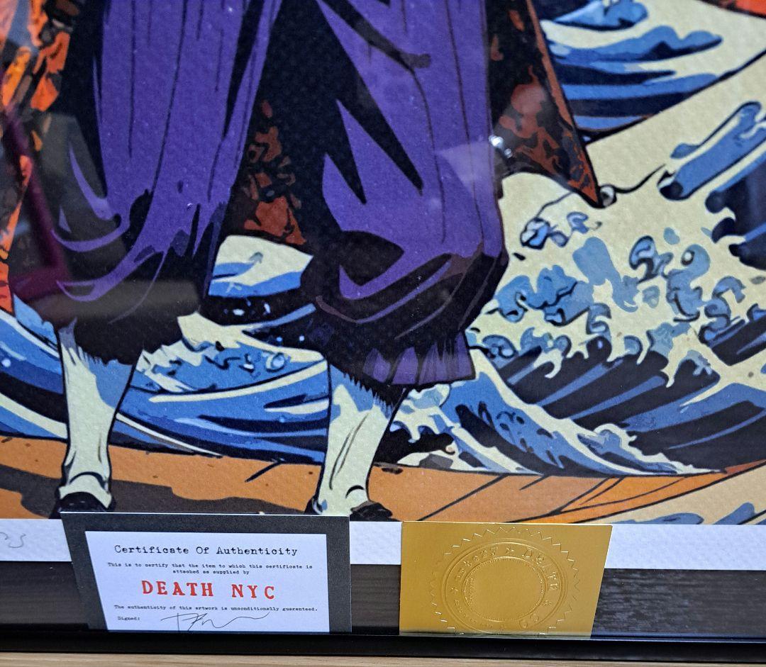 DEATH NYC ポスター　バットマン　JOKER ジョーカー　葛飾北斎　額