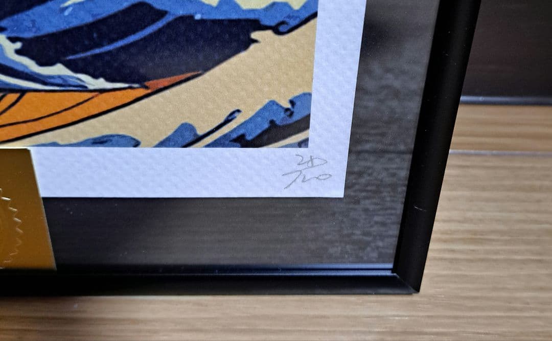 DEATH NYC ポスター　バットマン　JOKER ジョーカー　葛飾北斎　額