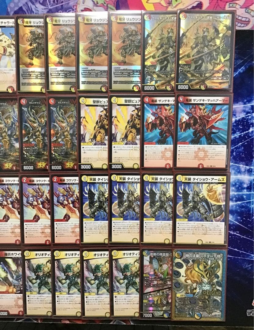 デュエマ 本格構築 【赤白サムライ】 デッキ＆二重スリーブ