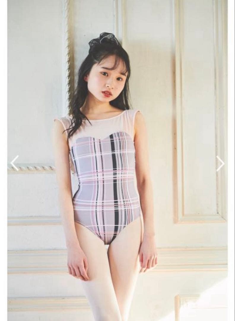 スティナ stina✴︎PレオタードタイプIチェック柄バレエ