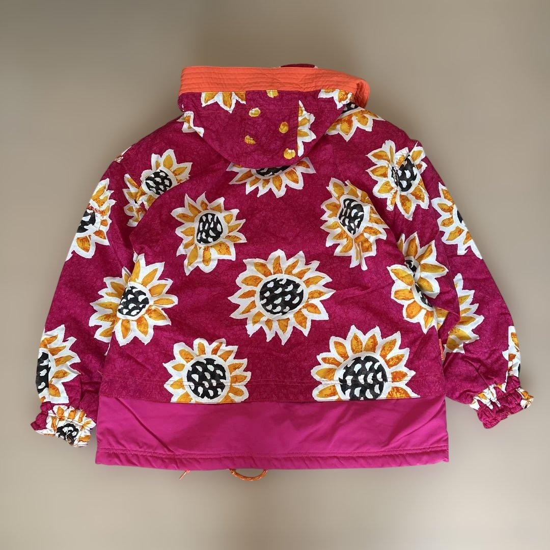 エレッセ　スキーウェア 女性用 ピンク ひまわり柄