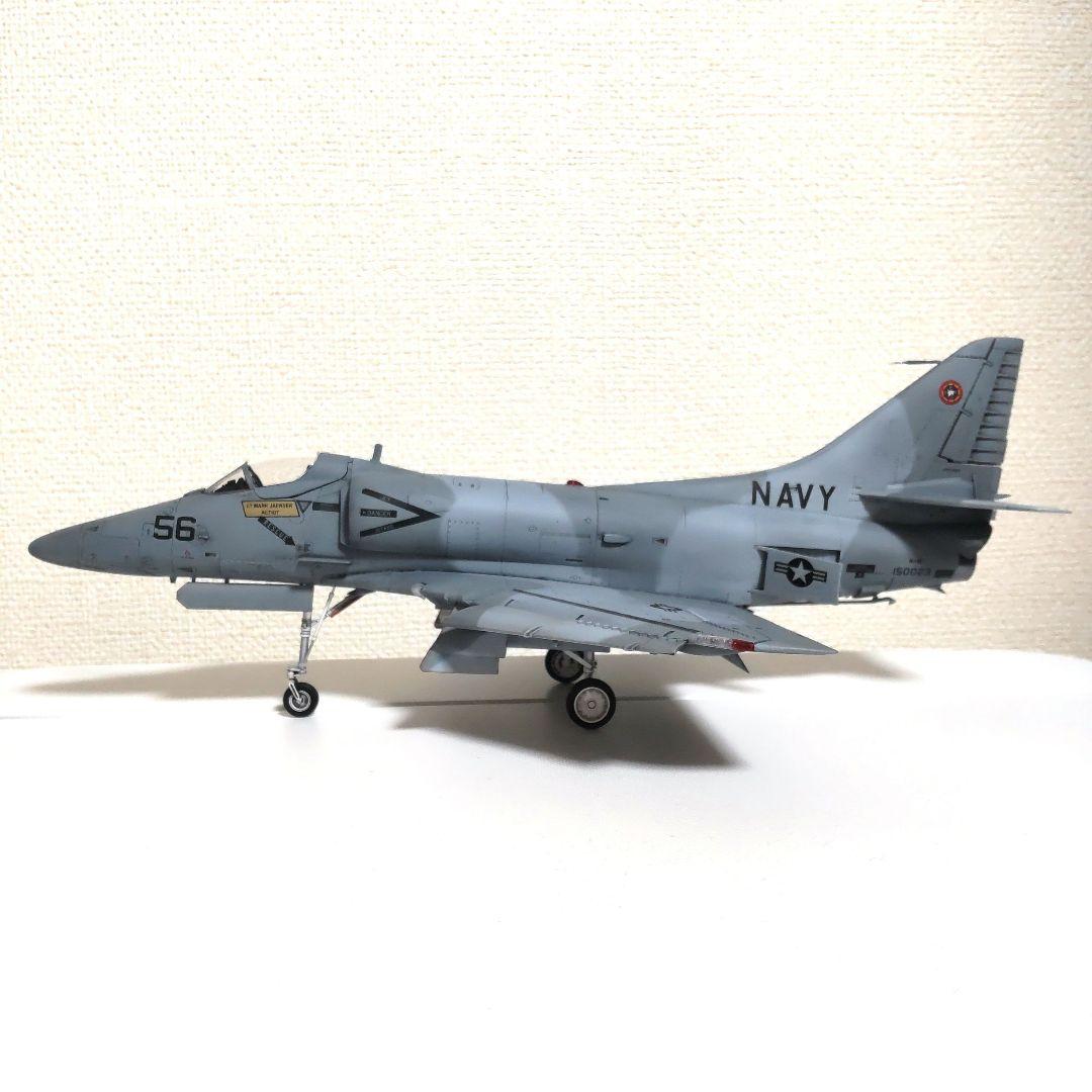 戦闘機プラモデル完成品ハセガワ1/48A−4スカイホーク　トップガン