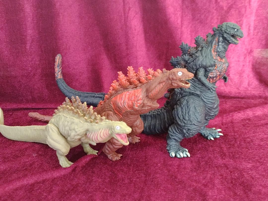 シン・ゴジラ　第二／第三／第四形態　３点　ムービーモンスターシリーズ　展示品