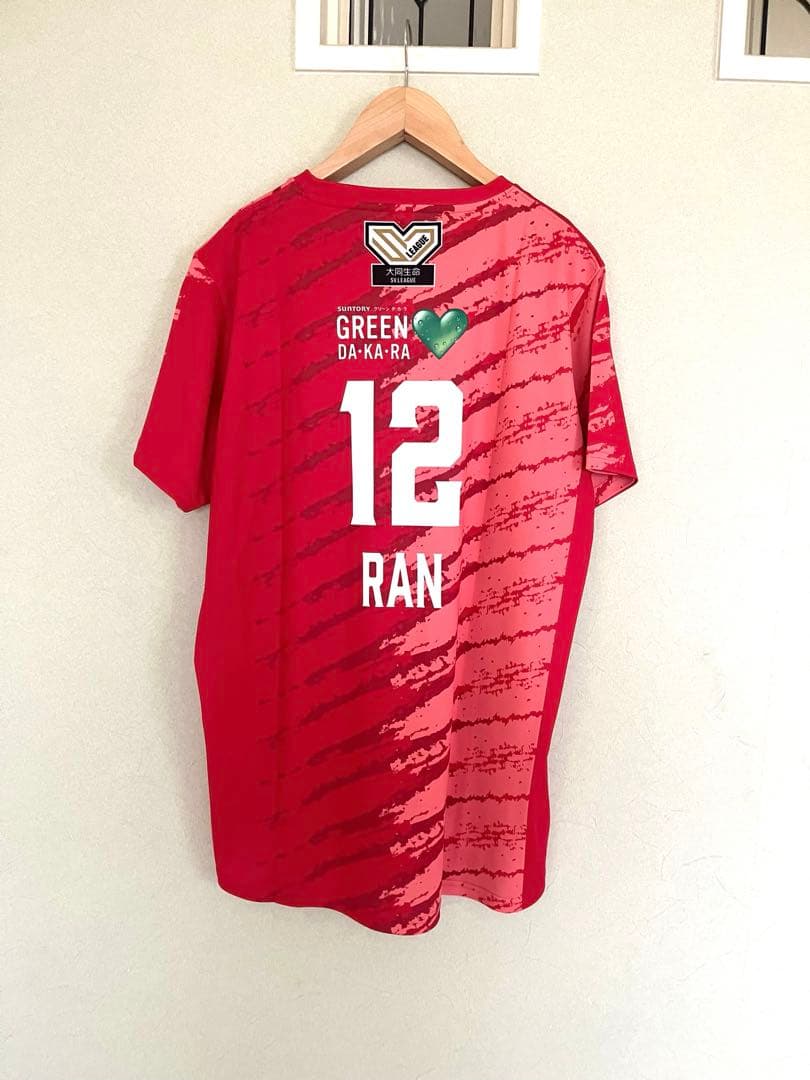 サントリーサンバーズ バレーボールシャツ 赤 12 高橋藍