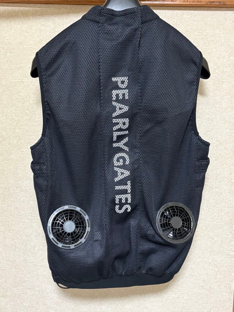PEARLY GATES メッシュファン付きベスト