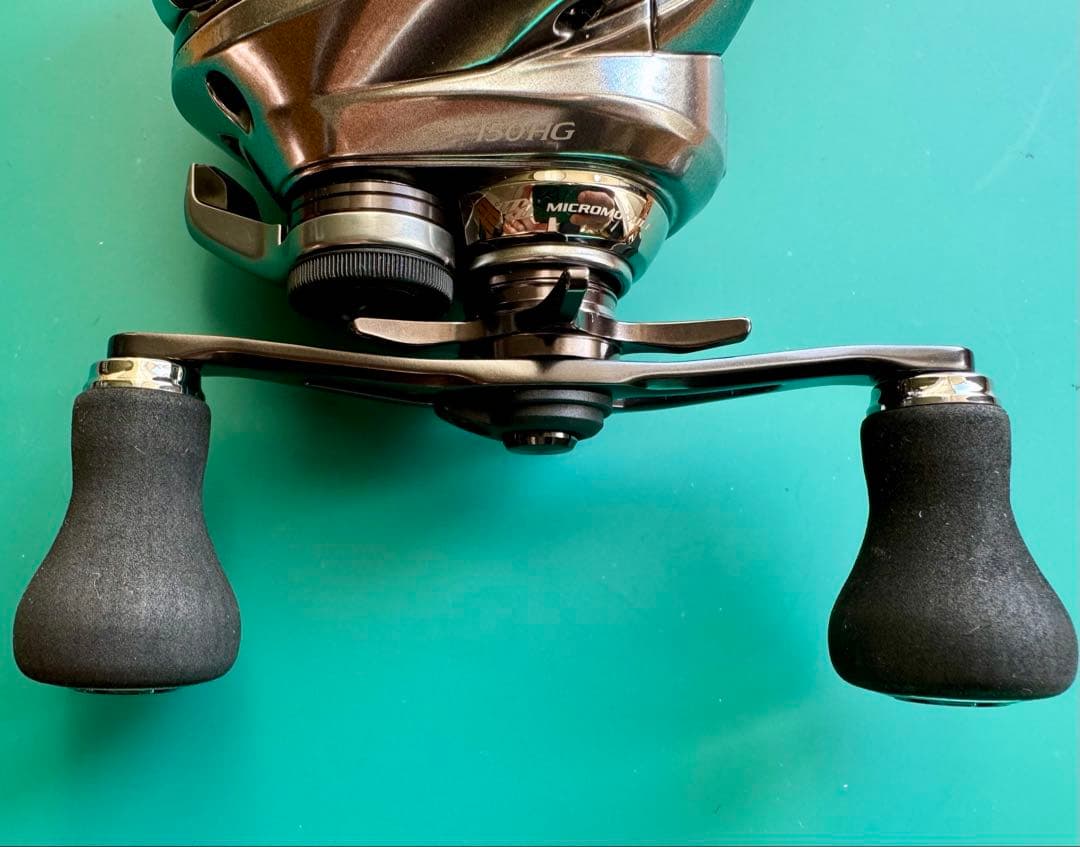 シマノ 18 エンゲツ プレミアム 150HG 右巻き ダブルハンドル 炎月