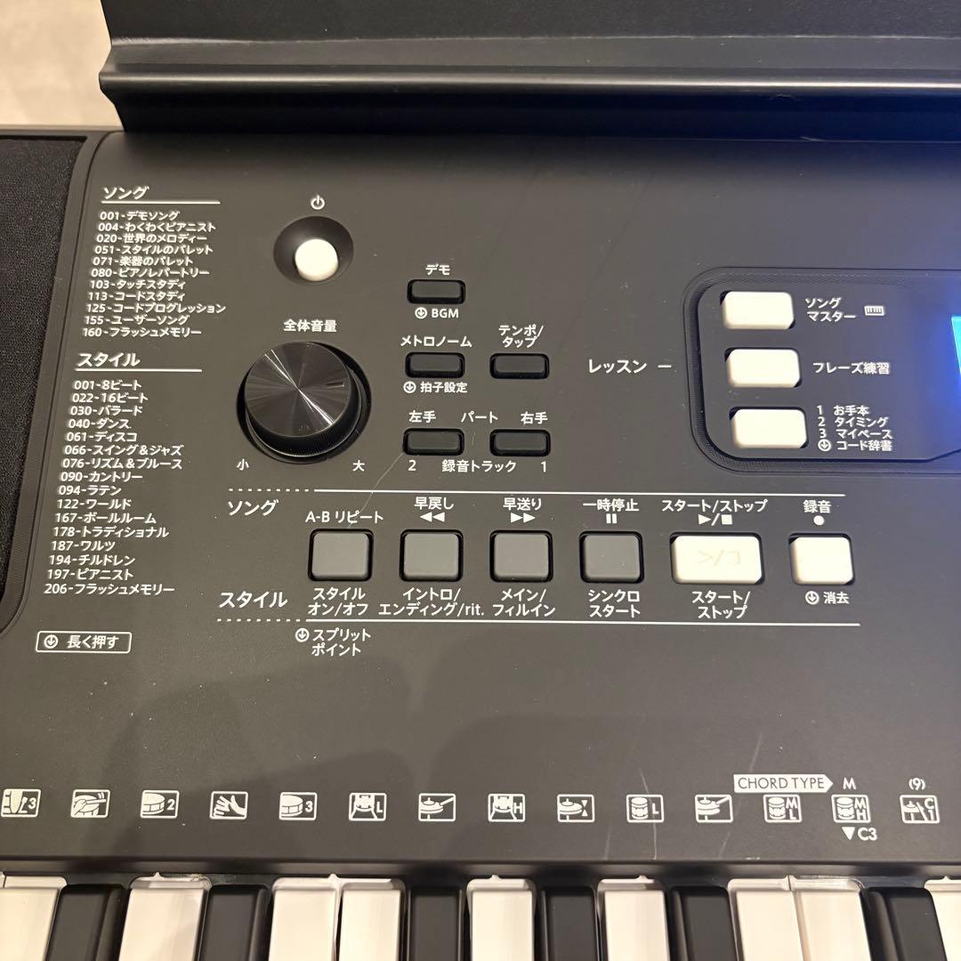 【美品】2023年製YAMAHA PSR-E373 電子キーボード