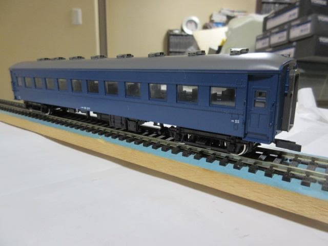 国鉄 オハ35系客車(座席車) 4両セット (ブルー) HOゲージ　未走行車