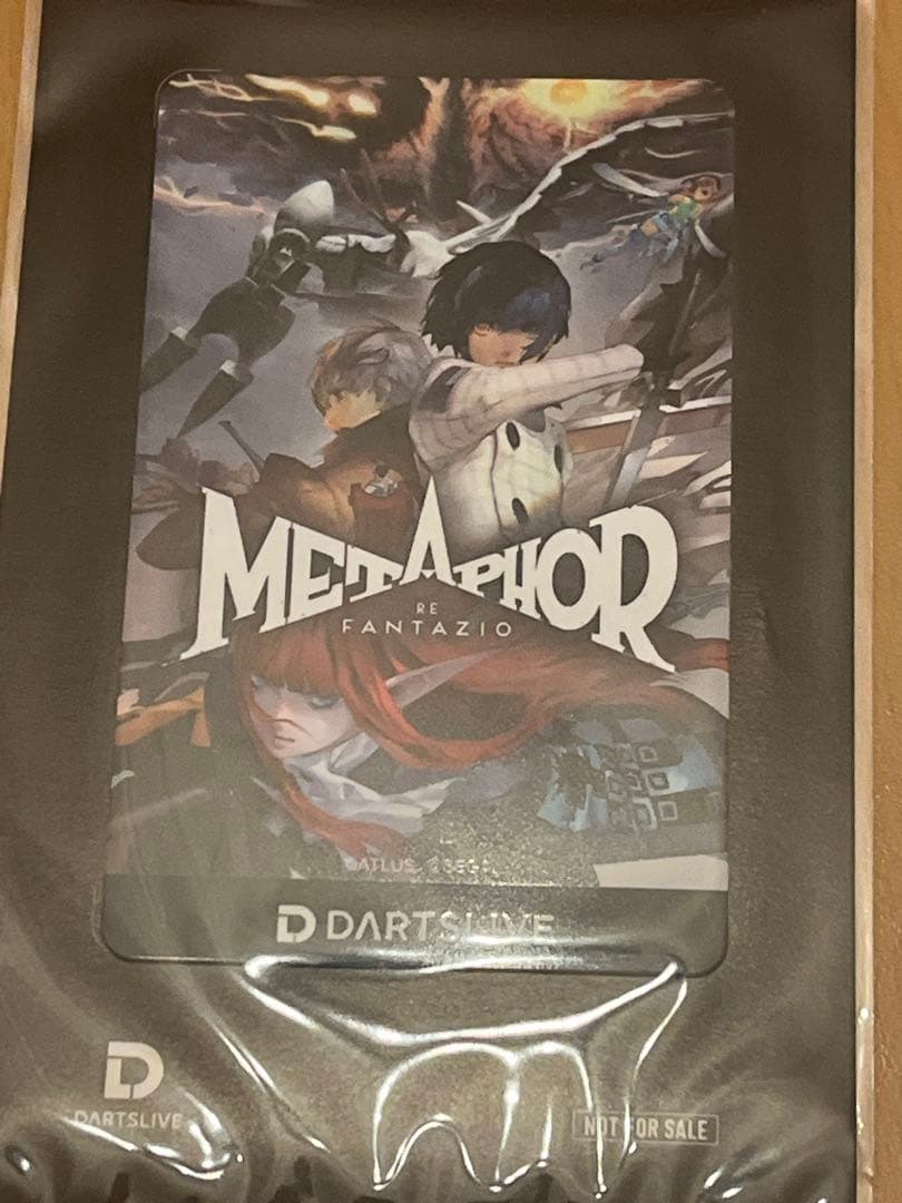 未使用非売品 メタファーリファンタジオ ダーツライブカード