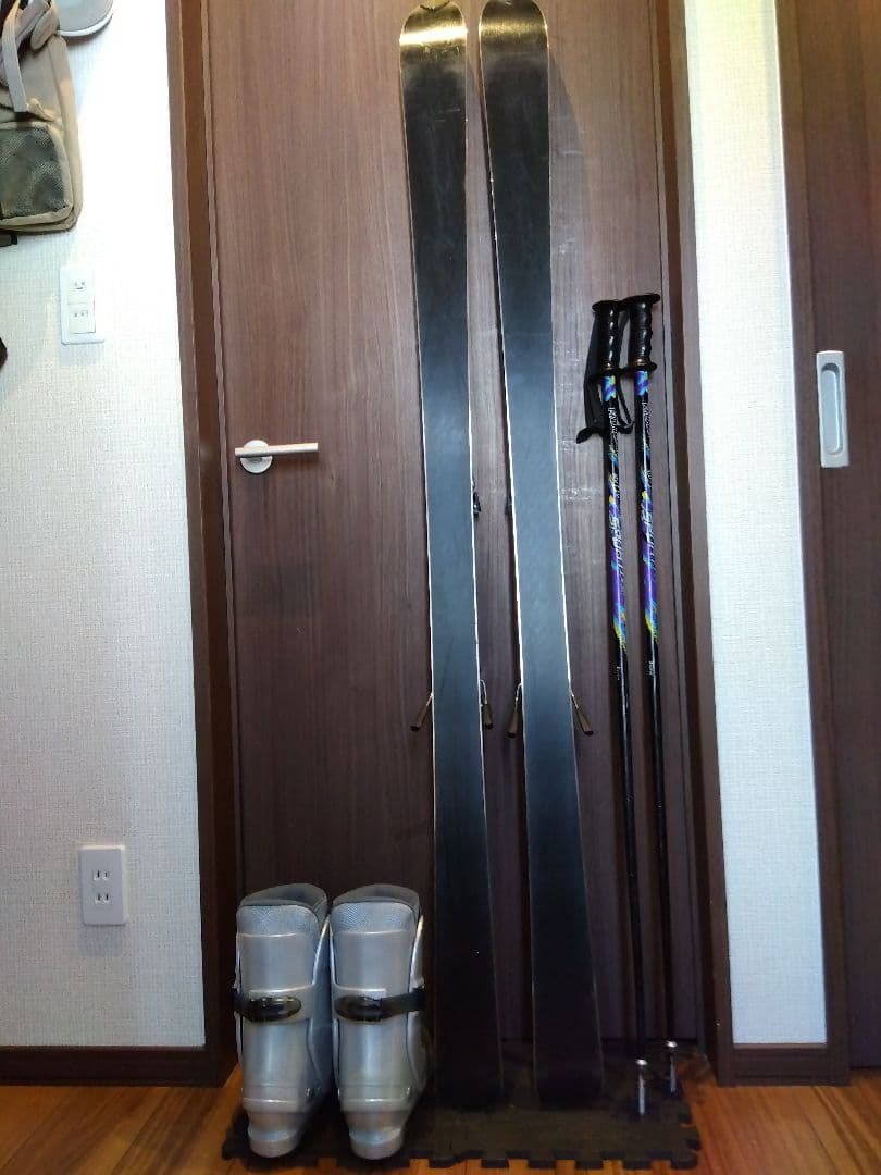 高品質！KASTLE/学生・メンズ用/スキーセット・メンテ・WAX済み✔