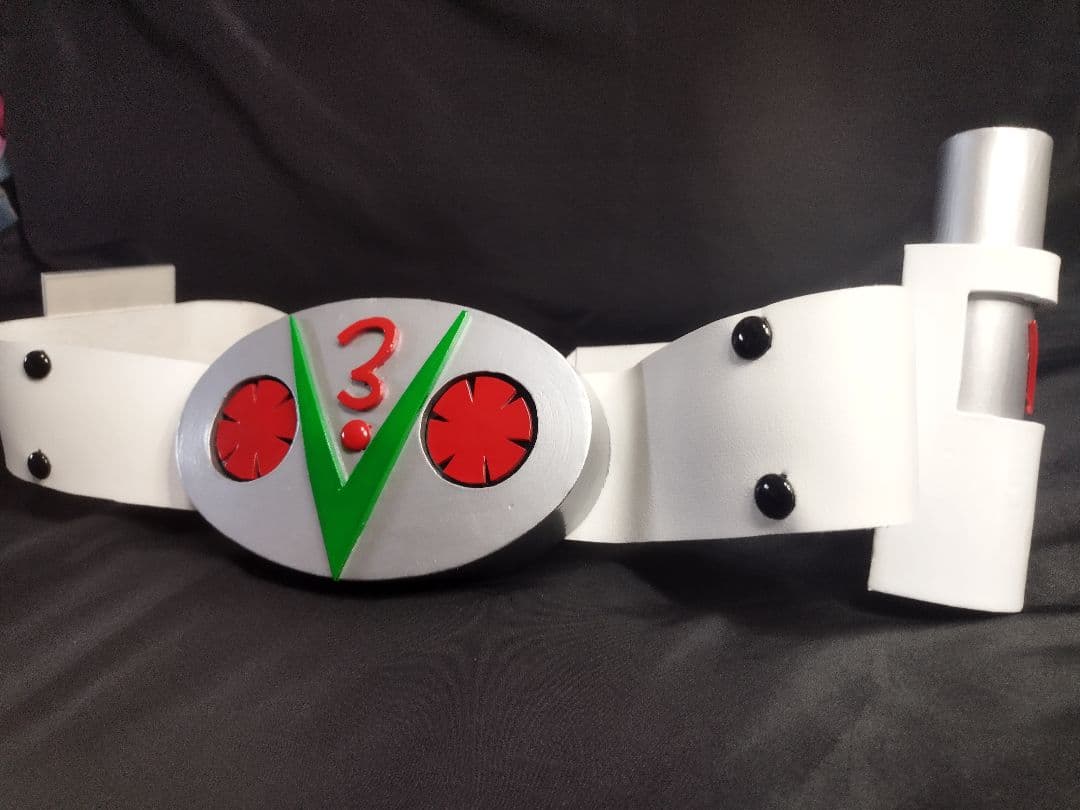 ★未使用 レア品 仮面ライダー V3 変身ベルト コスプレ用 ダブル タイフーン